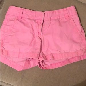 J Crew Pink Chino Shorts